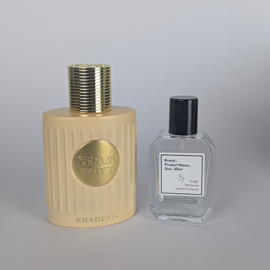 Cream Velvet Khadlaj